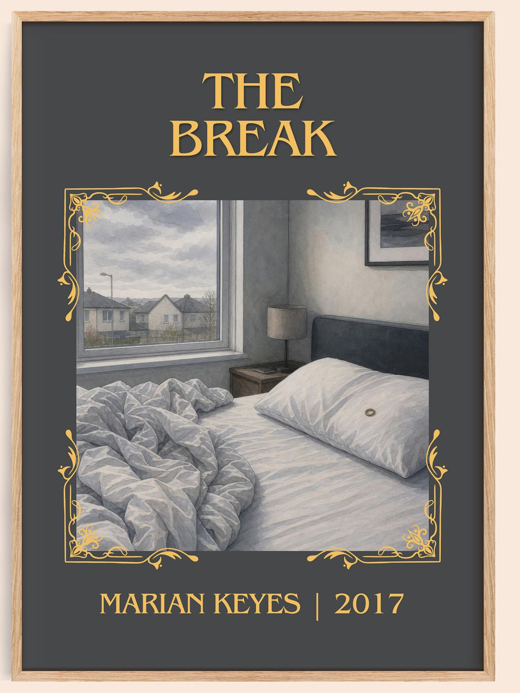 The Break Classic Book Art Print by Marian Keyes – book poster
