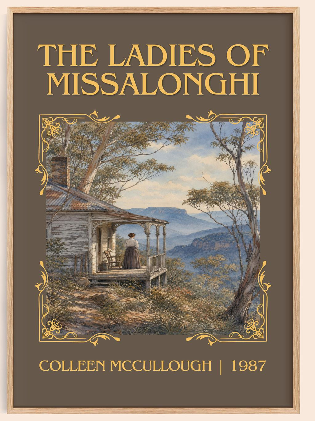 The Ladies of Missalonghi Classic Book Art Print by Colleen McCullough – book poster