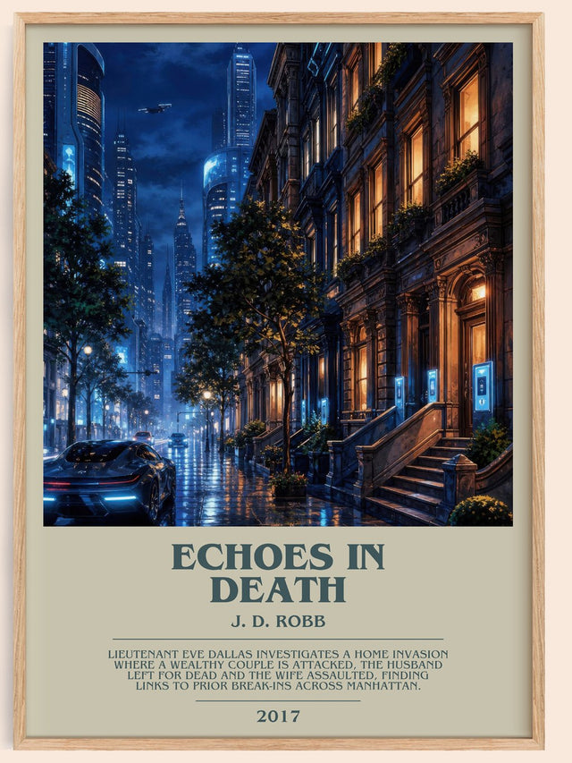 Echoes In Death Bookish Wall Art by J. D. Robb