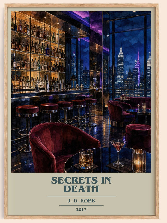 Secrets In Death Book Cover Poster by J. D. Robb