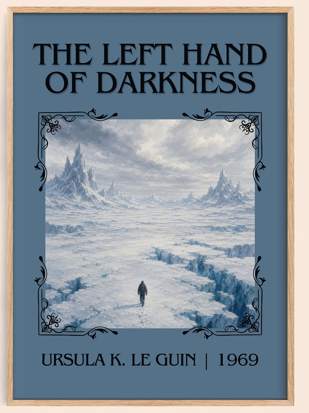 The Left Hand of Darkness Classic Book Art Print by Ursula K. Le Guin – book poster