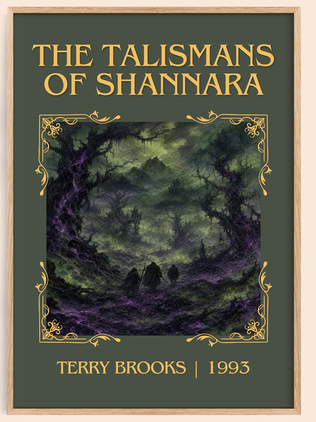 The Talismans of Shannara Classic Book Art Print by Terry Brooks – book poster