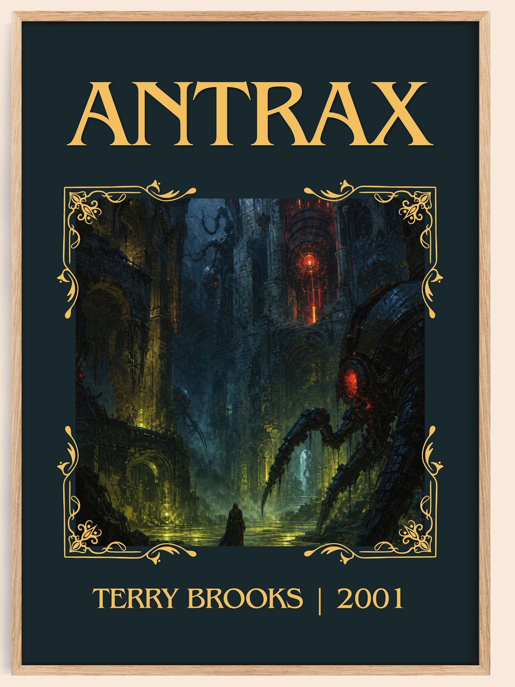 Antrax Classic Book Art Print by Terry Brooks – book poster
