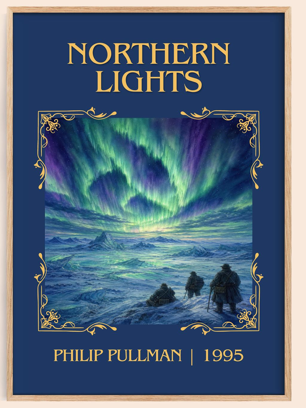 Northern Lights Classic Book Art Print by Philip Pullman – book poster