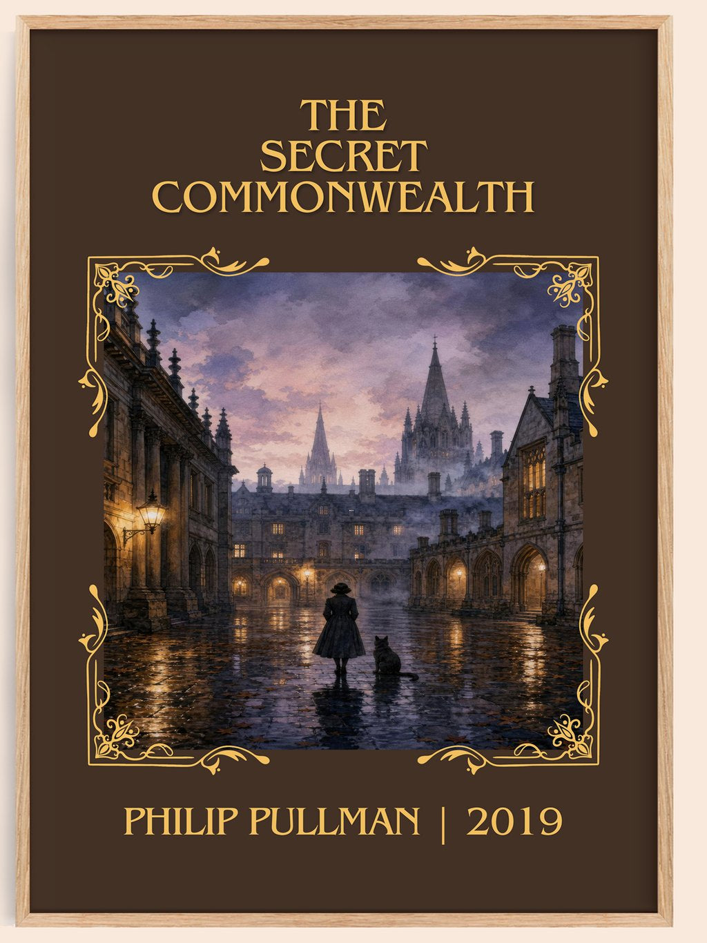 The Secret Commonwealth Classic Book Art Print by Philip Pullman – book poster