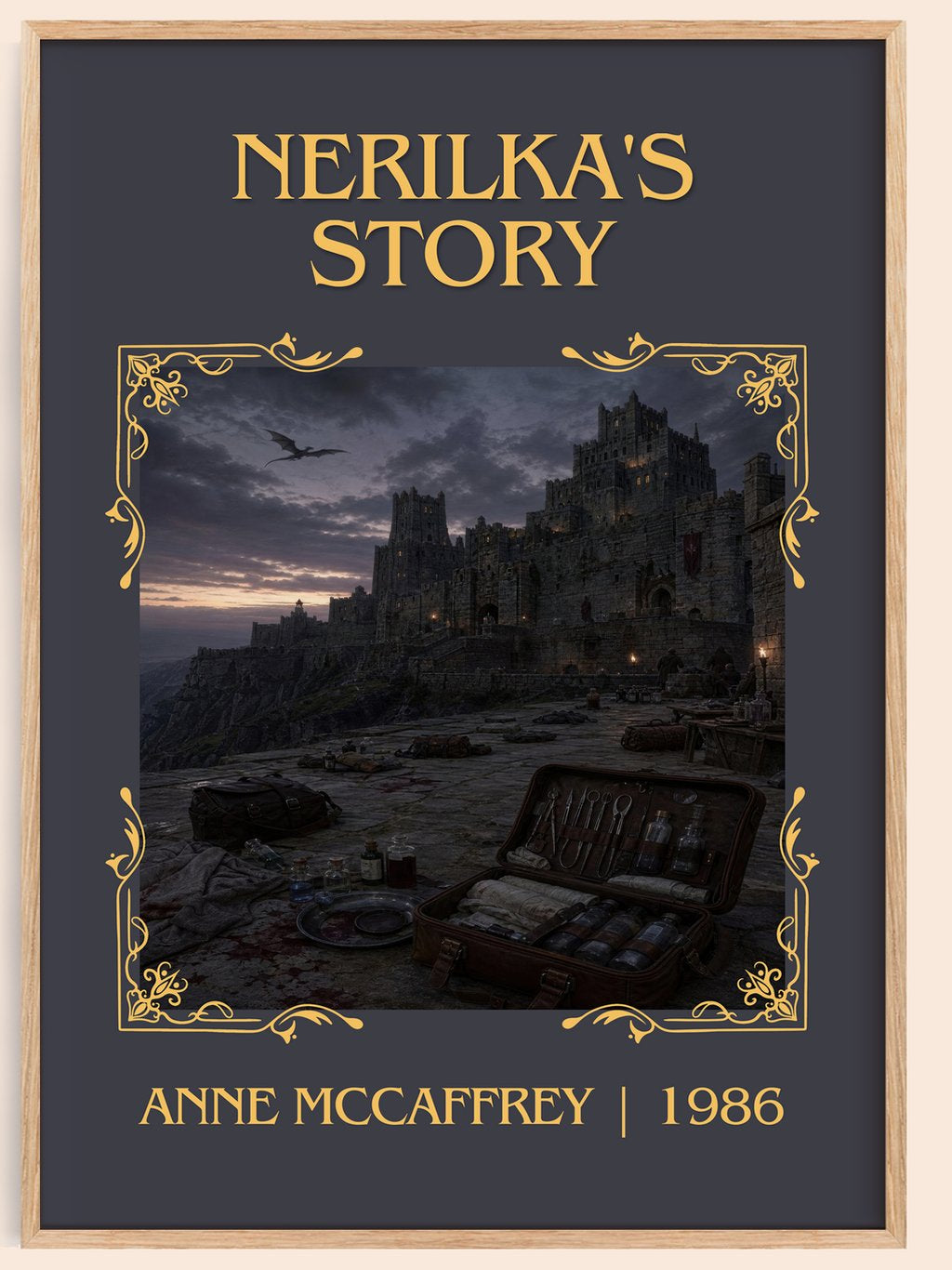 Nerilka's Story Classic Book Art Print by Anne McCaffrey – book poster