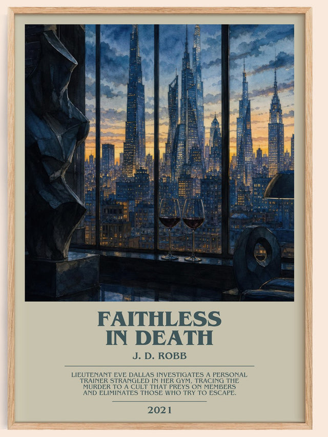 Faithless In Death Bookish Wall Art by J. D. Robb