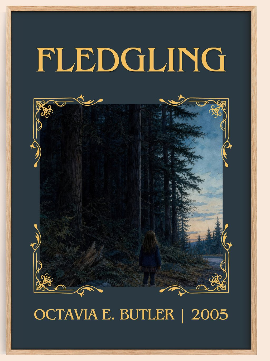 Fledgling Classic Book Art Print by Octavia E. Butler – book poster
