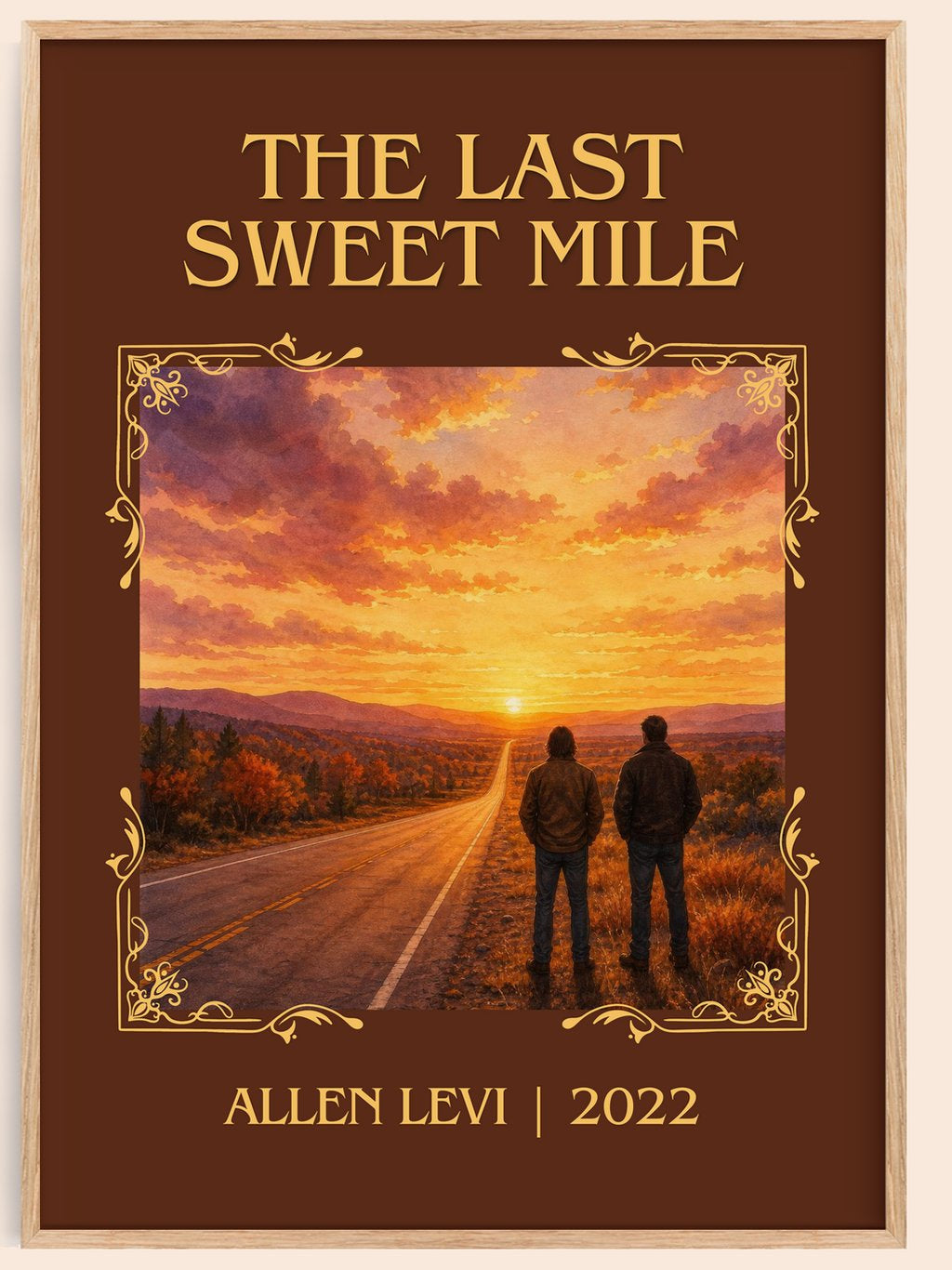 The Last Sweet Mile Classic Book Art Print by Allen Levi – book poster