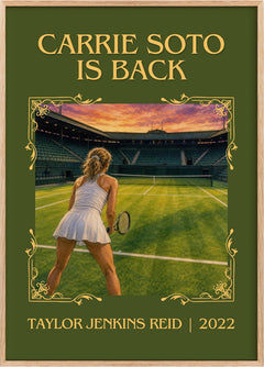 Carrie Soto Is Back Classic Book Art Print by Taylor Jenkins Reid