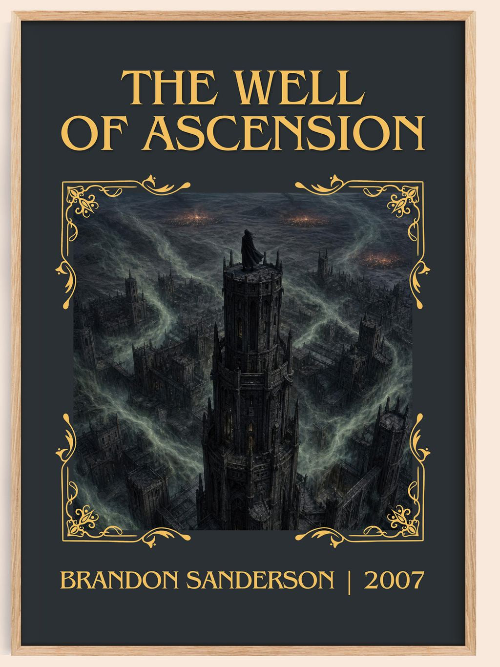 The Well of Ascension Classic Book Art Print by Brandon Sanderson – book poster
