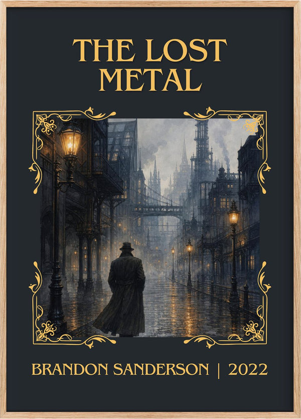 The Lost Metal Classic Book Art Print by Brandon Sanderson