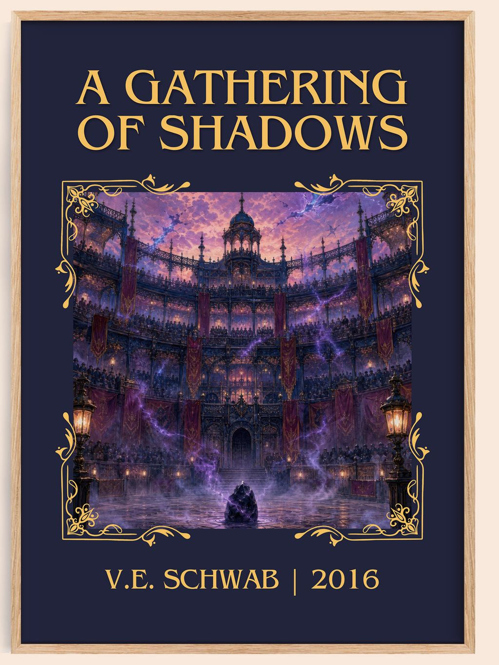 A Gathering of Shadows Classic Book Art Print by V.E. Schwab – book poster