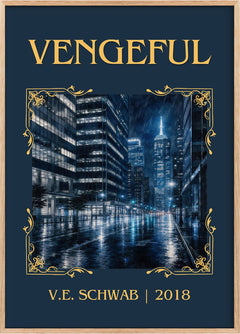 Vengeful Classic Book Art Print by V.E. Schwab