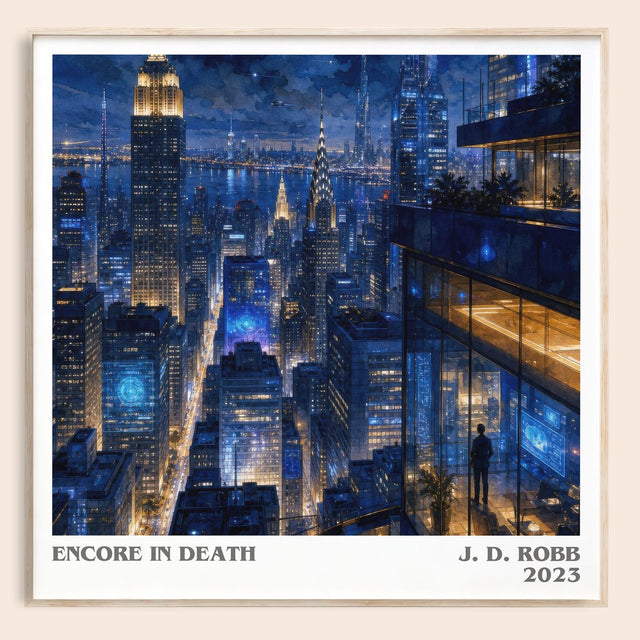 Encore In Death Literary Art Print by J. D. Robb
