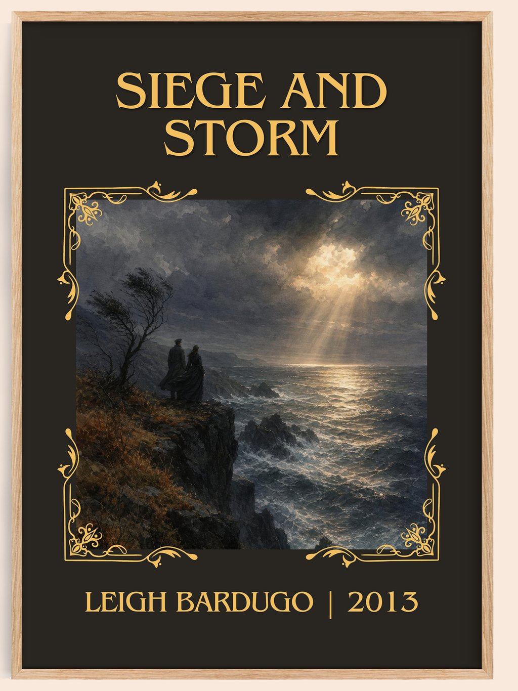 Siege and Storm Classic Book Art Print by Leigh Bardugo – book poster