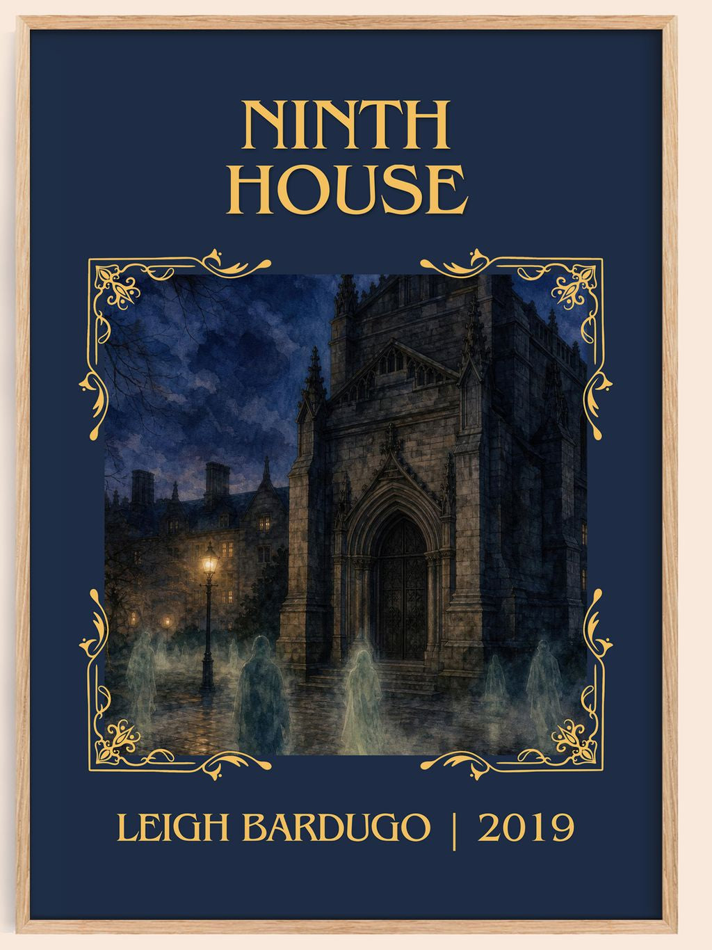 Ninth House Classic Book Art Print by Leigh Bardugo – book poster