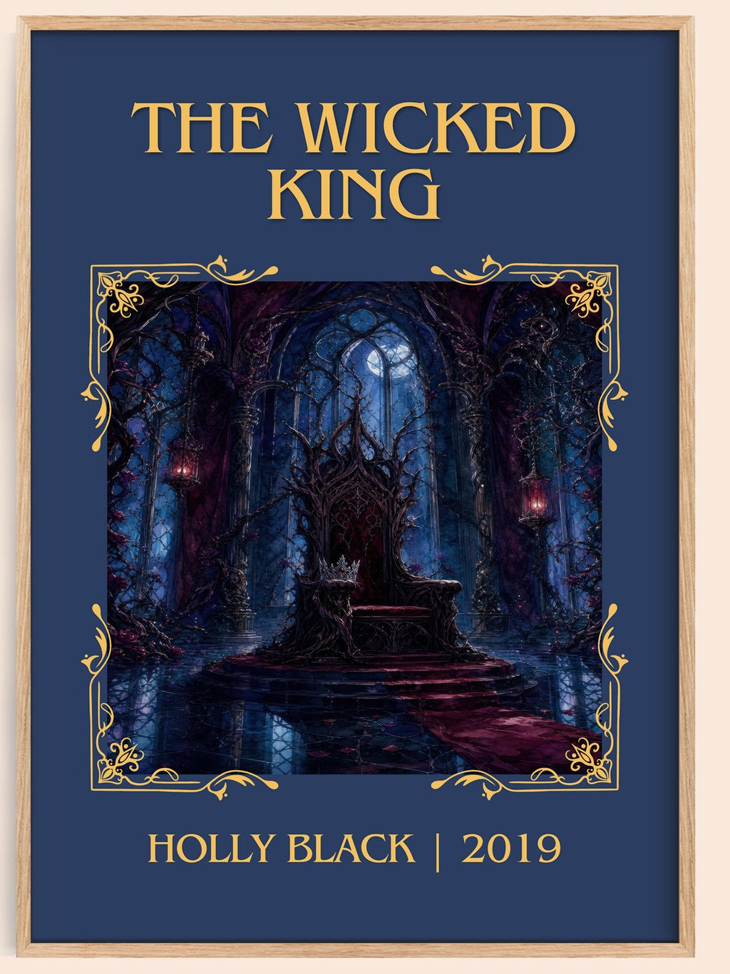 The Wicked King Classic Book Art Print by Holly Black – book poster