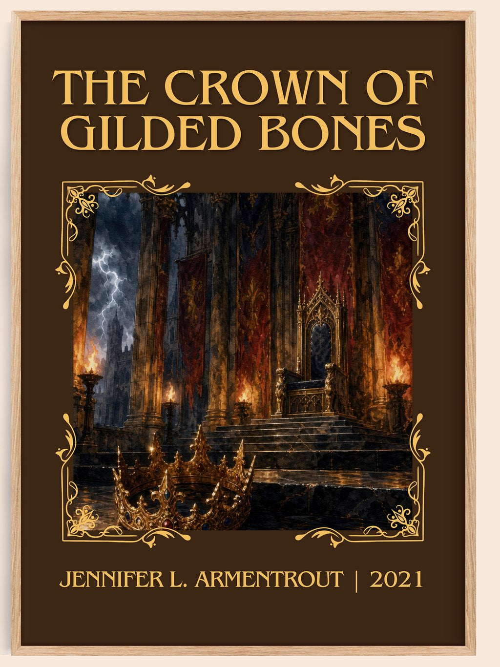 Crown of Gilded Bones Classic Book Art Print by Jennifer L. Armentrout – book poster
