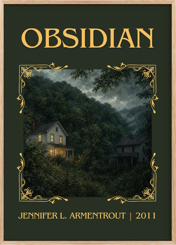 Obsidian Classic Book Art Print by Jennifer L. Armentrout