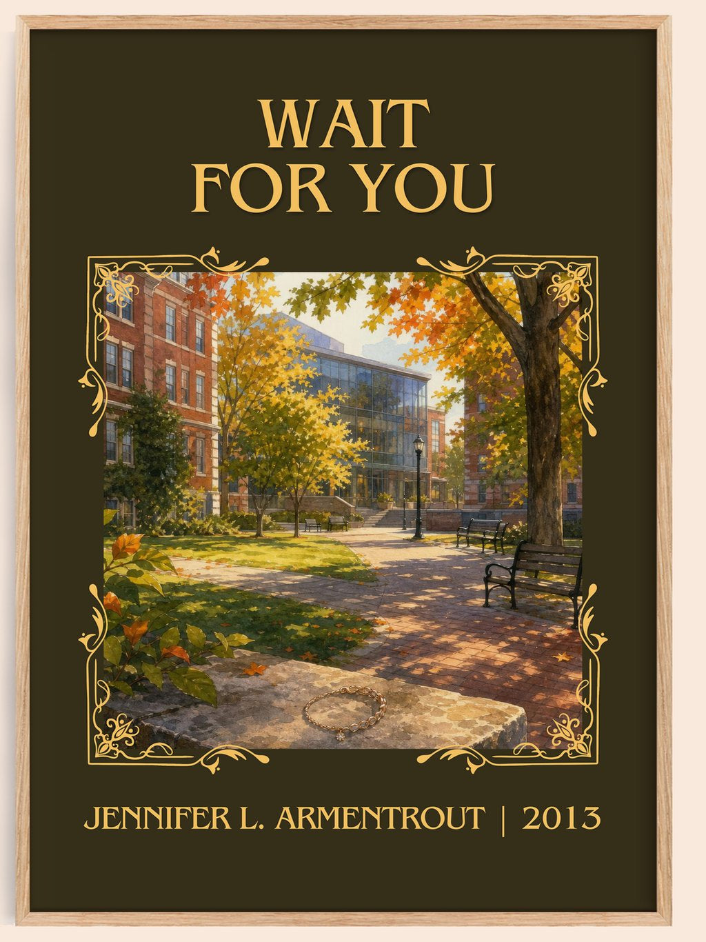Wait for You Classic Book Art Print by Jennifer L. Armentrout – book poster