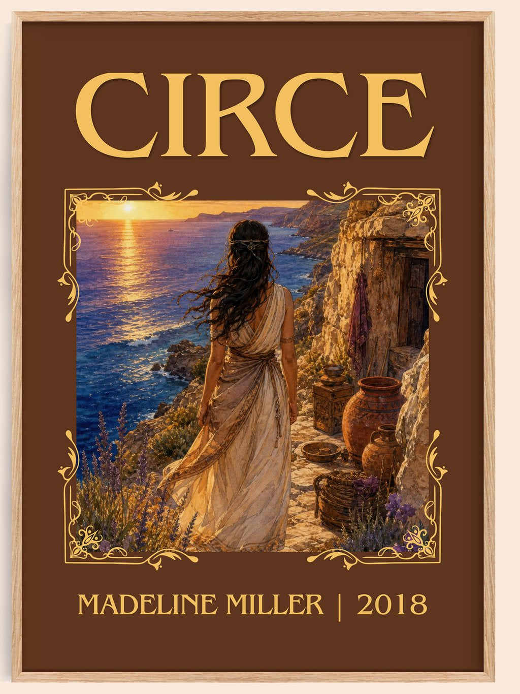 Circe Classic Book Art Print by Madeline Miller – book poster