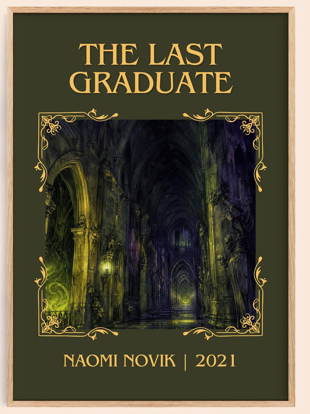 The Last Graduate Classic Book Art Print by Naomi Novik – book poster