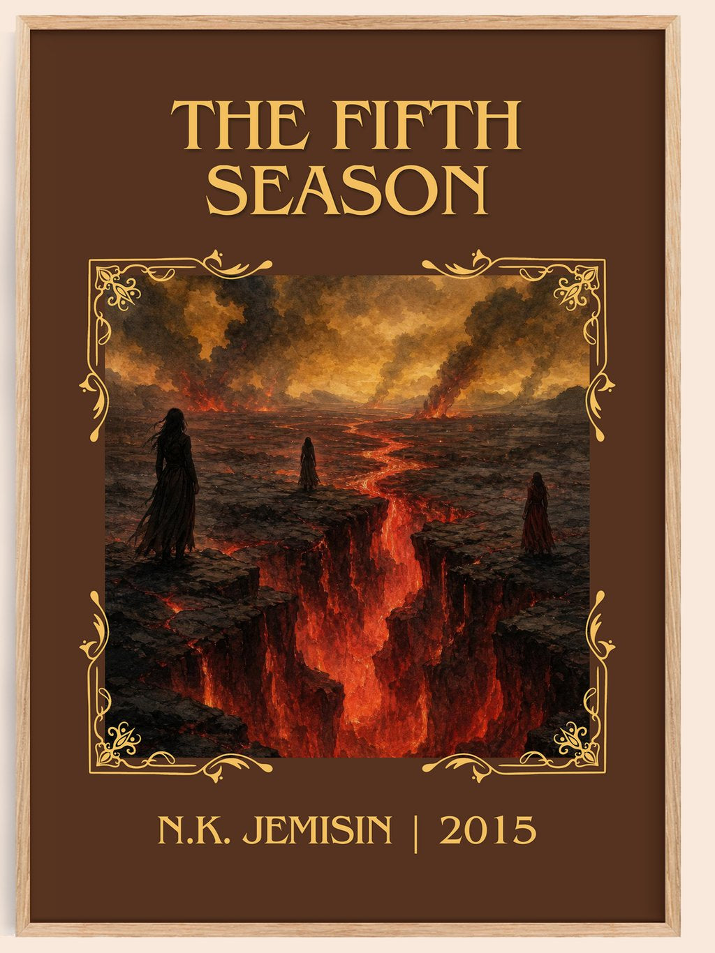 The Fifth Season Classic Book Art Print by N.K. Jemisin – book poster