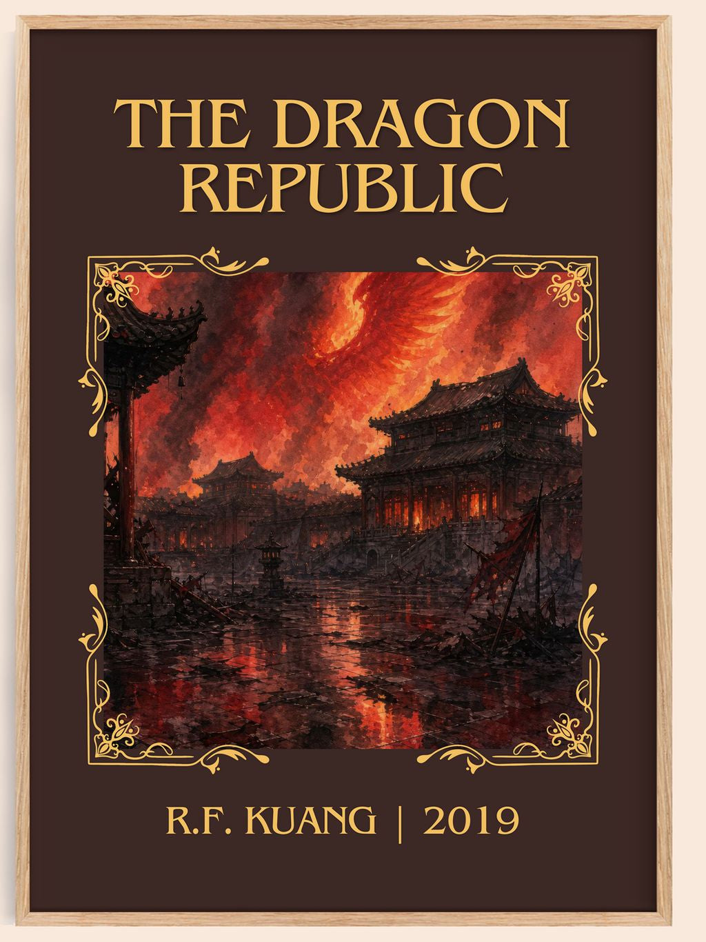 The Dragon Republic Classic Book Art Print by R.F. Kuang – book poster
