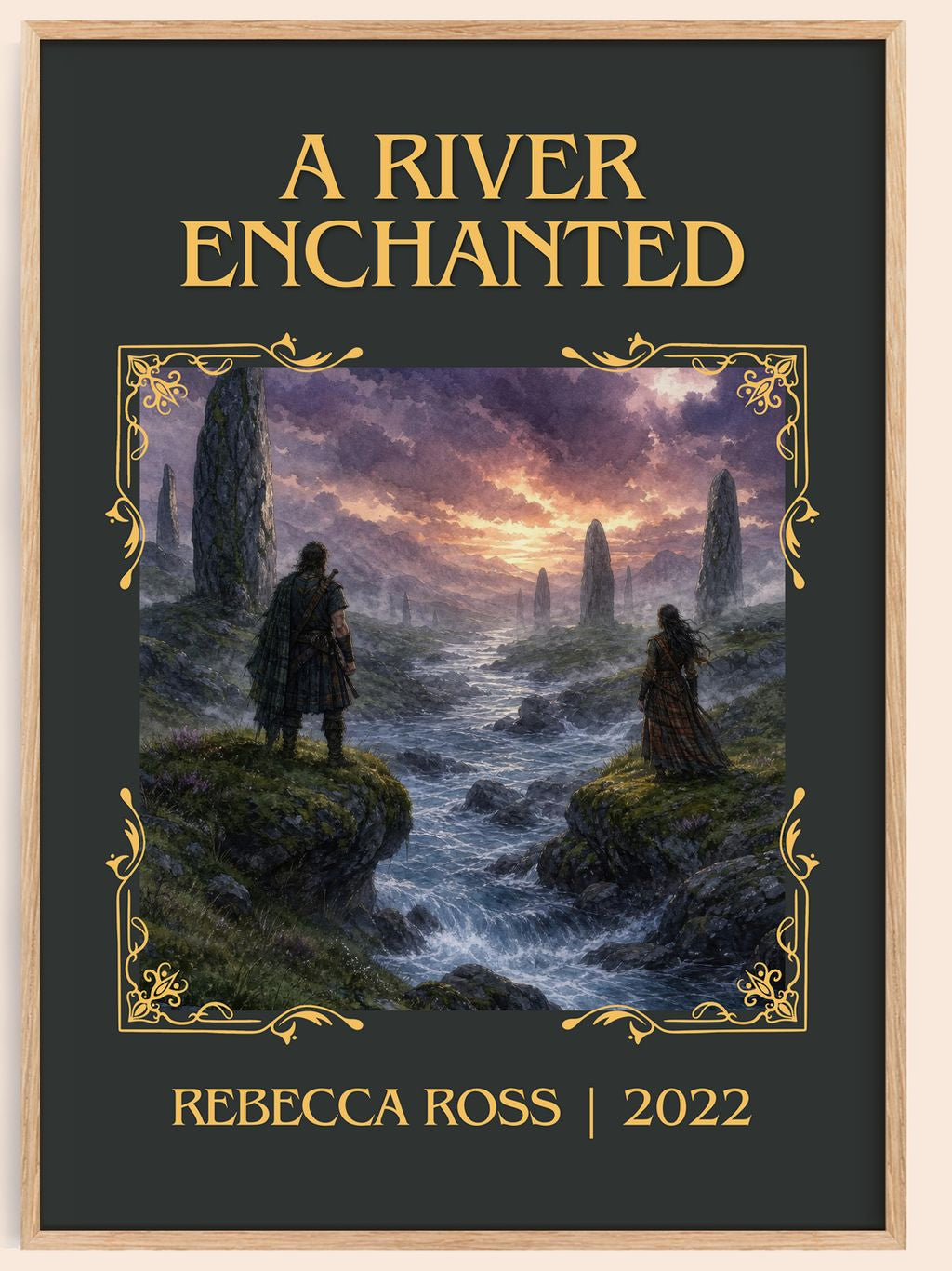 A River Enchanted Classic Book Art Print by Rebecca Ross – book poster