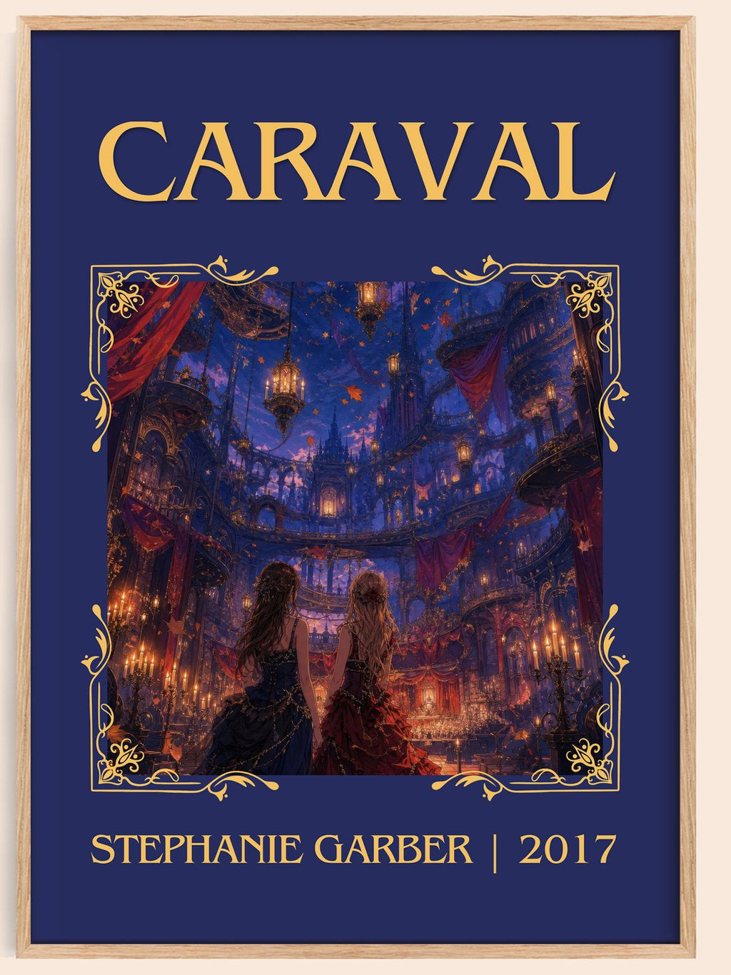 Caraval Classic Book Art Print by Stephanie Garber – book poster