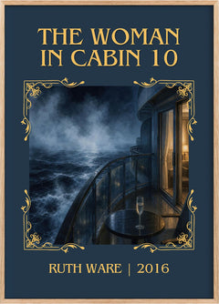 The Woman in Cabin 10 Classic Book Art Print by Ruth Ware