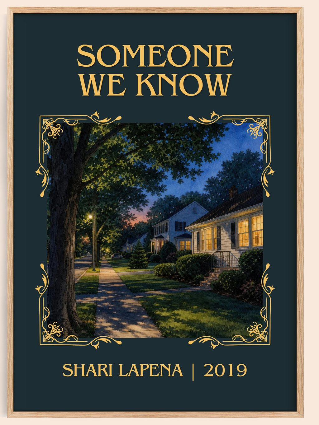 Someone We Know Classic Book Art Print by Shari Lapena – book poster