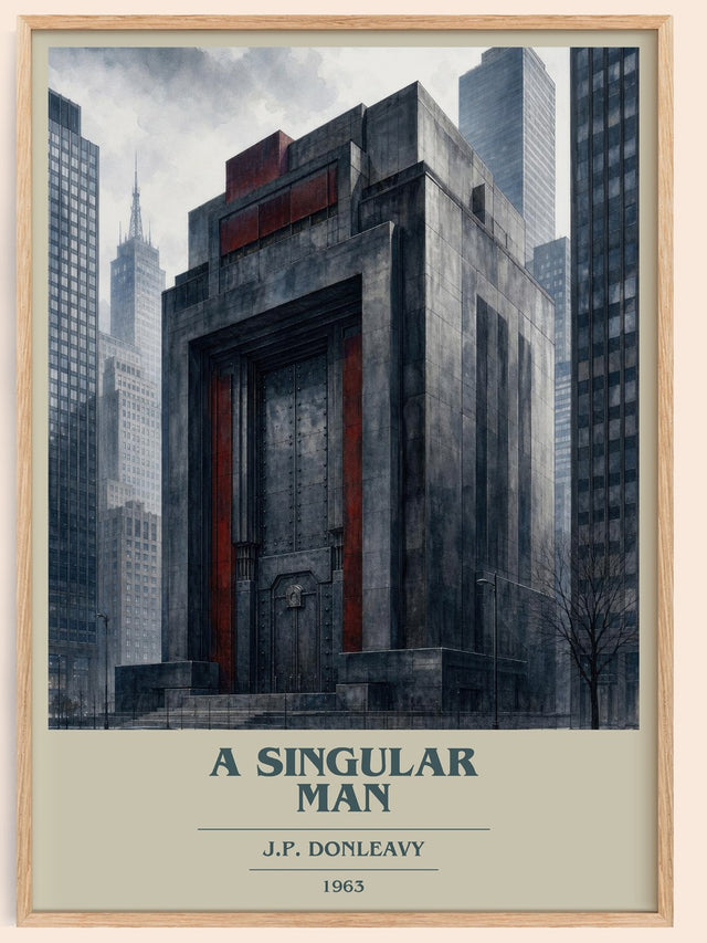 A Singular Man Book Cover Poster by J.P. Donleavy