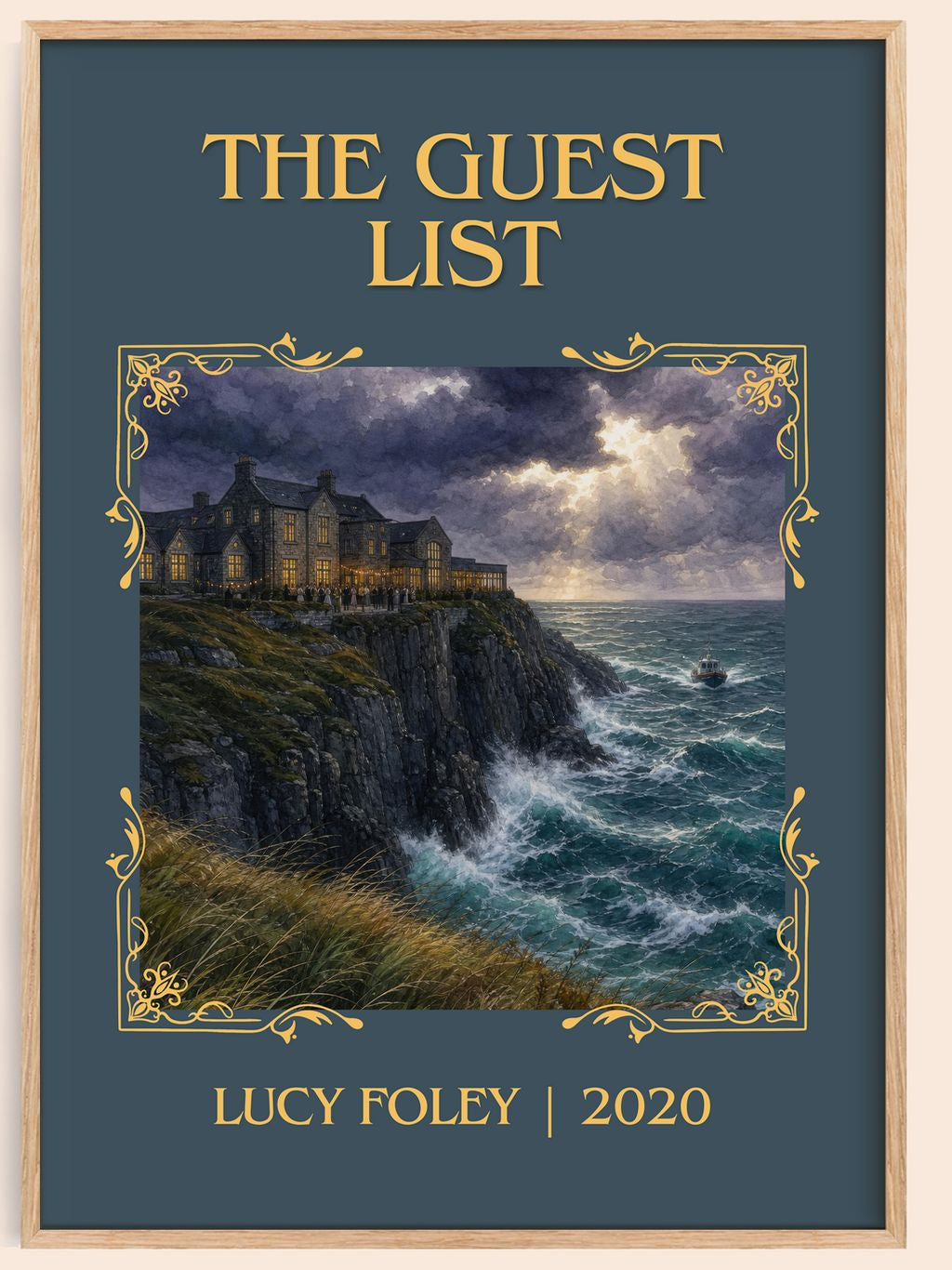 The Guest List Classic Book Art Print by Lucy Foley – book poster