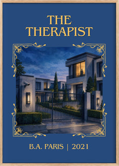 The Therapist Classic Book Art Print by B.A. Paris