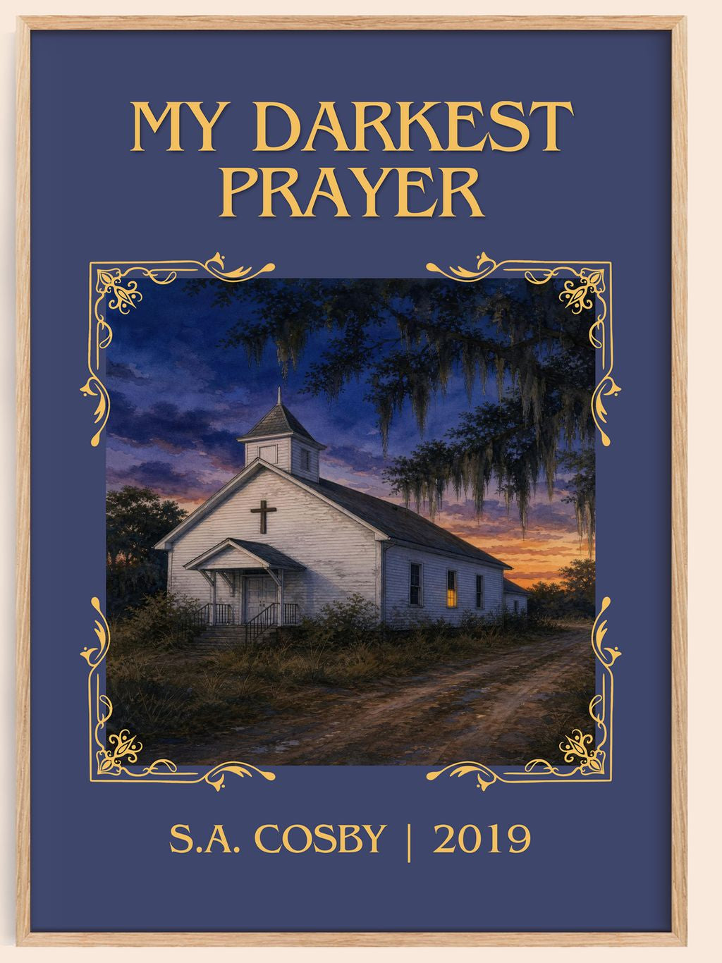 My Darkest Prayer Classic Book Art Print by S.A. Cosby – book poster