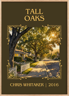 Tall Oaks Classic Book Art Print by Chris Whitaker