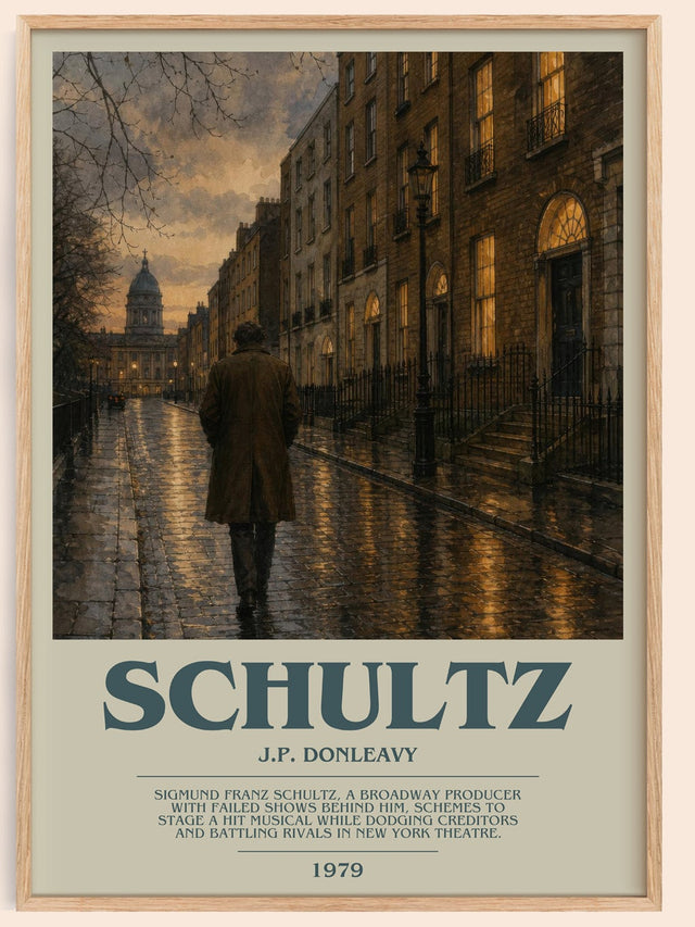 Schultz Bookish Wall Art by J.P. Donleavy