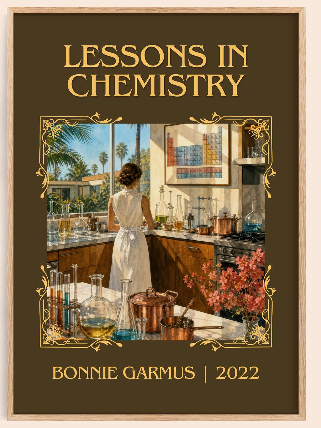 Lessons in Chemistry Classic Book Art Print by Bonnie Garmus – book poster