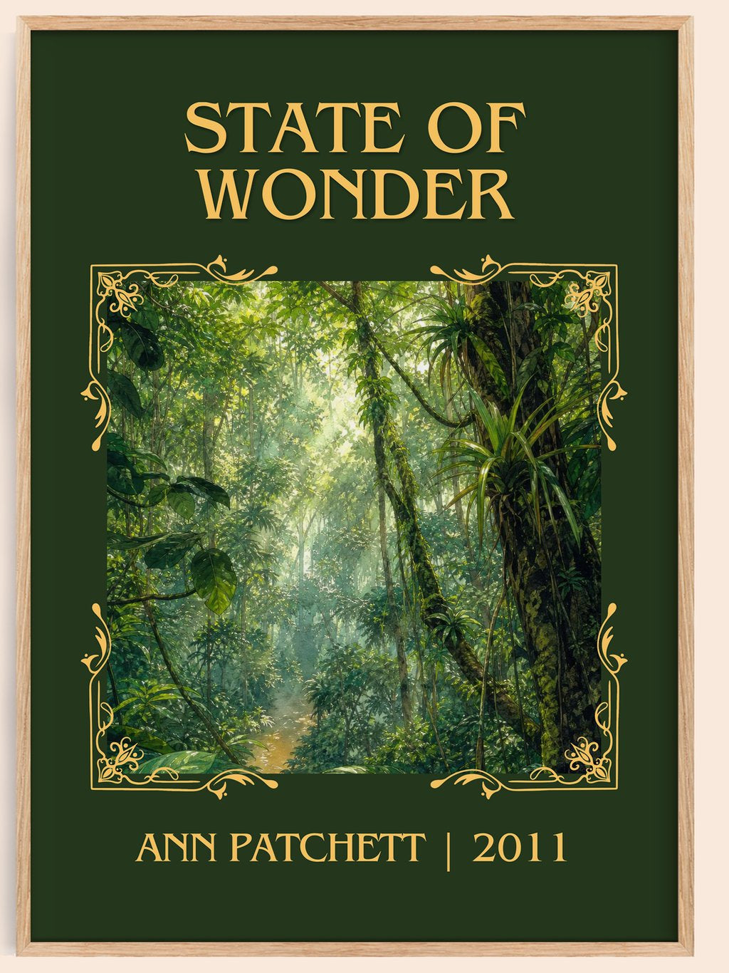 State of Wonder Classic Book Art Print by Ann Patchett – book poster