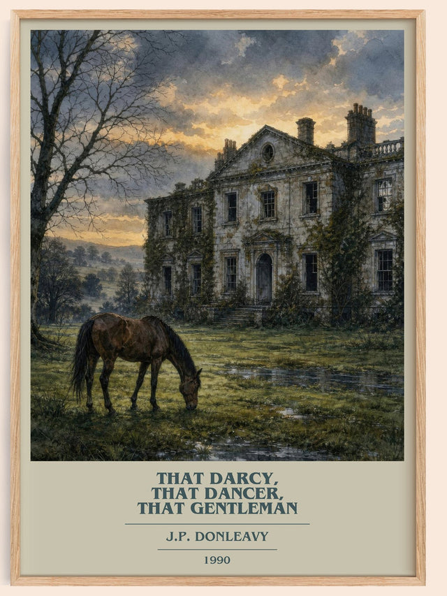 That Darcy, That Dancer, That Gentleman Book Cover Poster – J.