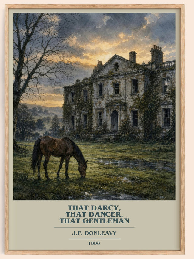 That Darcy, That Dancer, That Gentleman Book Cover Poster – J.