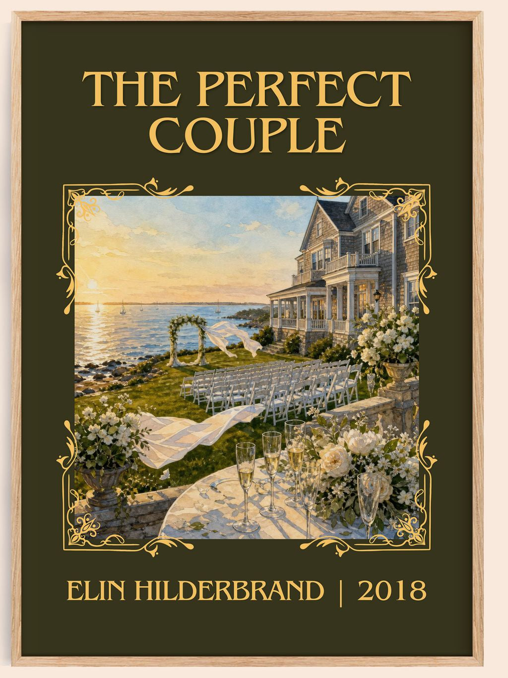 The Perfect Couple Classic Book Art Print by Elin Hilderbrand – book poster