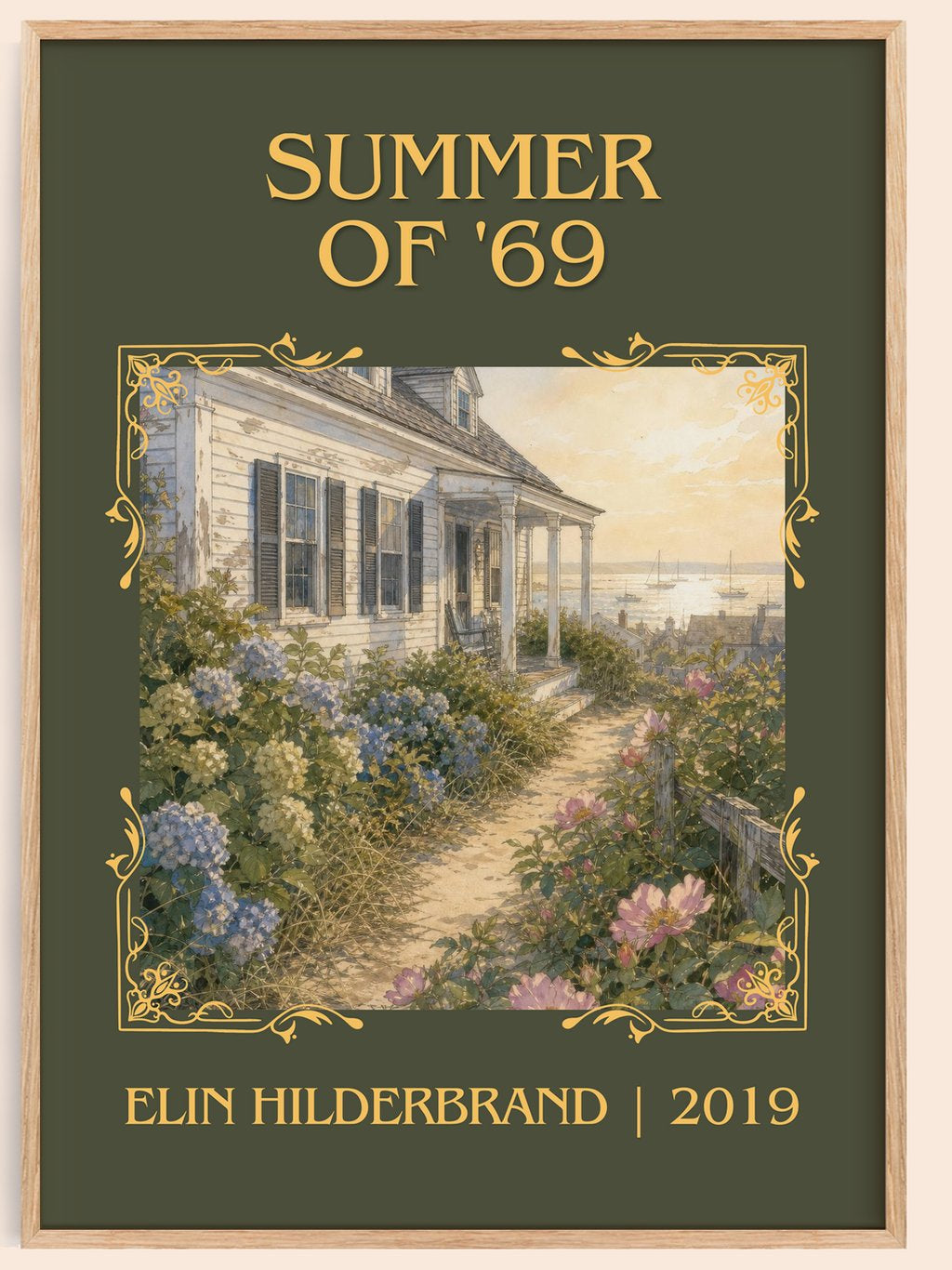 Summer of '69 Classic Book Art Print by Elin Hilderbrand – book poster
