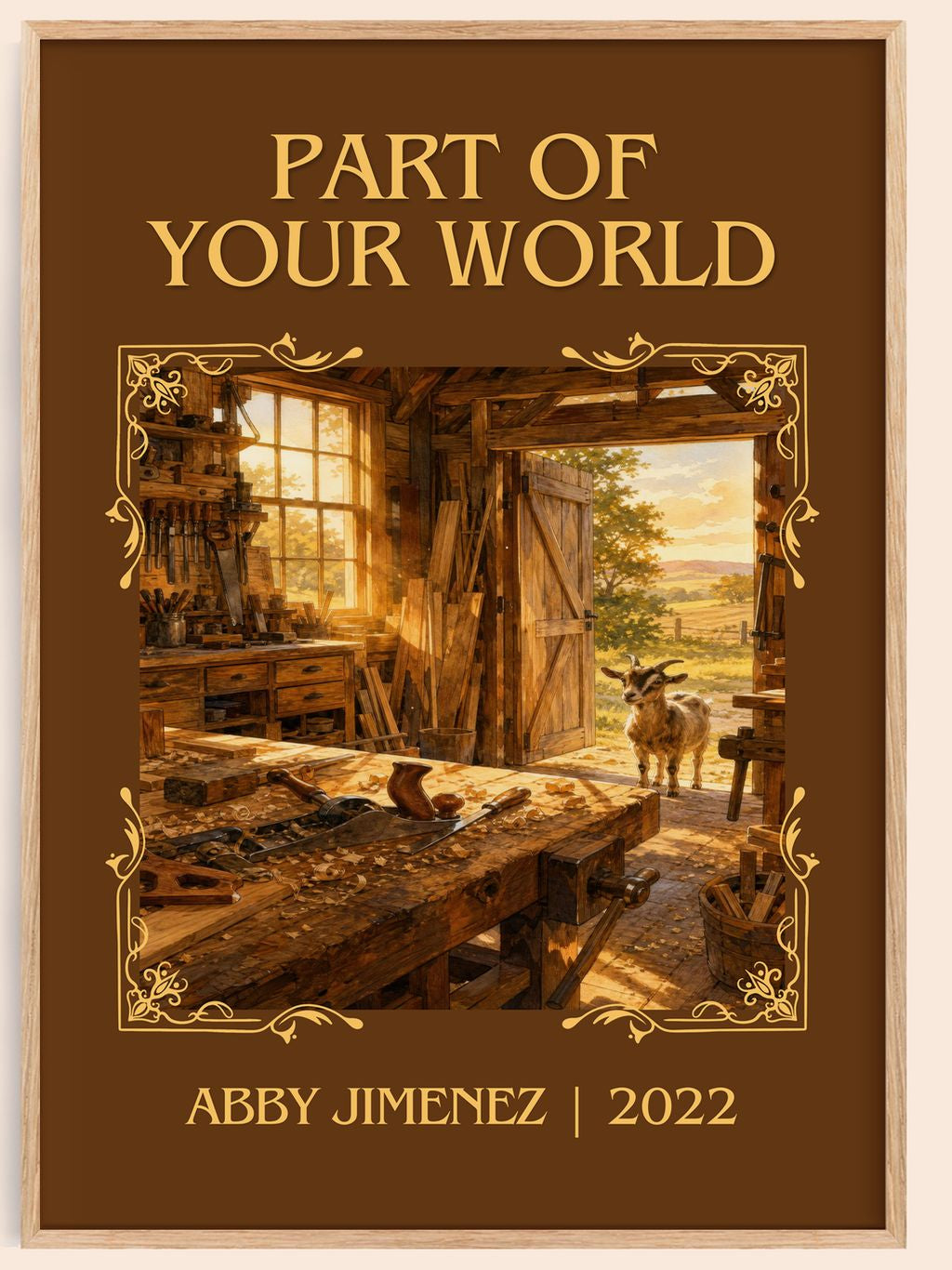 Part of Your World Classic Book Art Print by Abby Jimenez – book poster