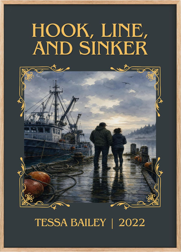 Hook, Line, and Sinker Classic Book Art Print by Tessa Bailey