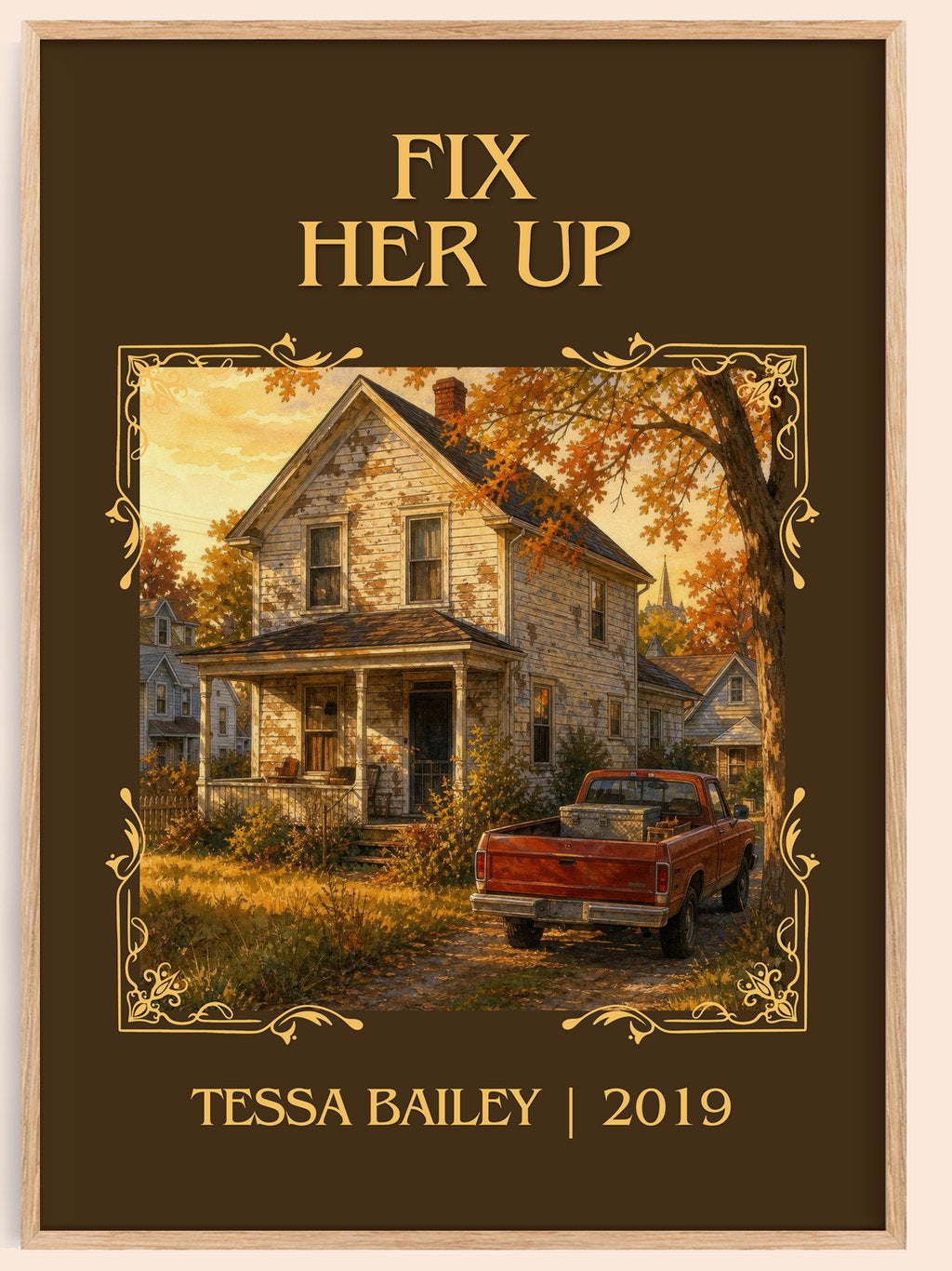 Fix Her Up Classic Book Art Print by Tessa Bailey – book poster