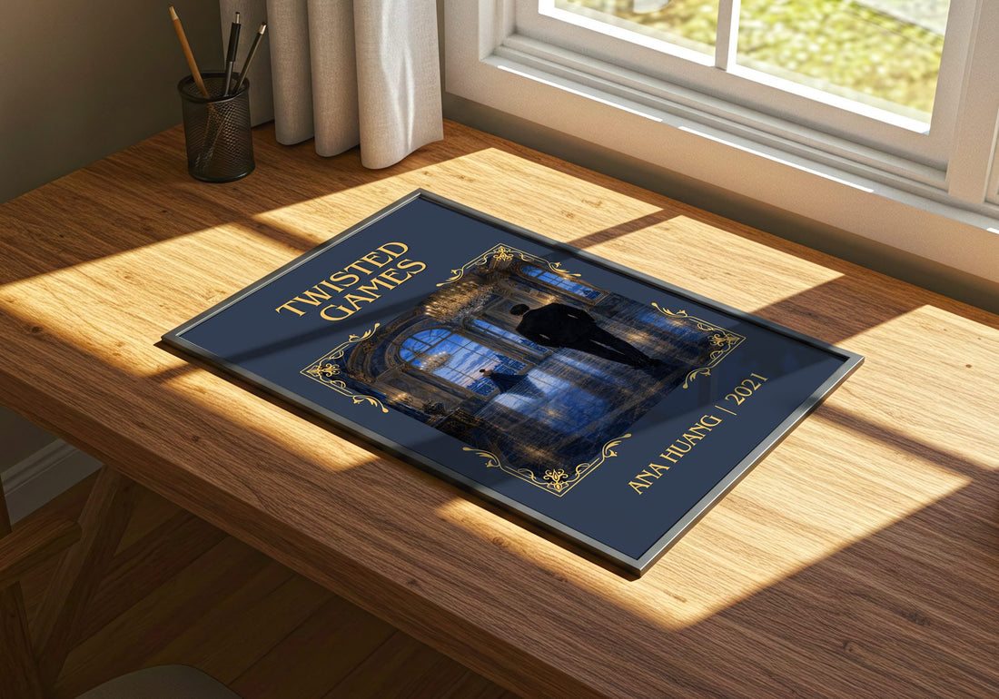 Twisted Games Classic Book Art Print by Ana Huang – print on a sunlit desk