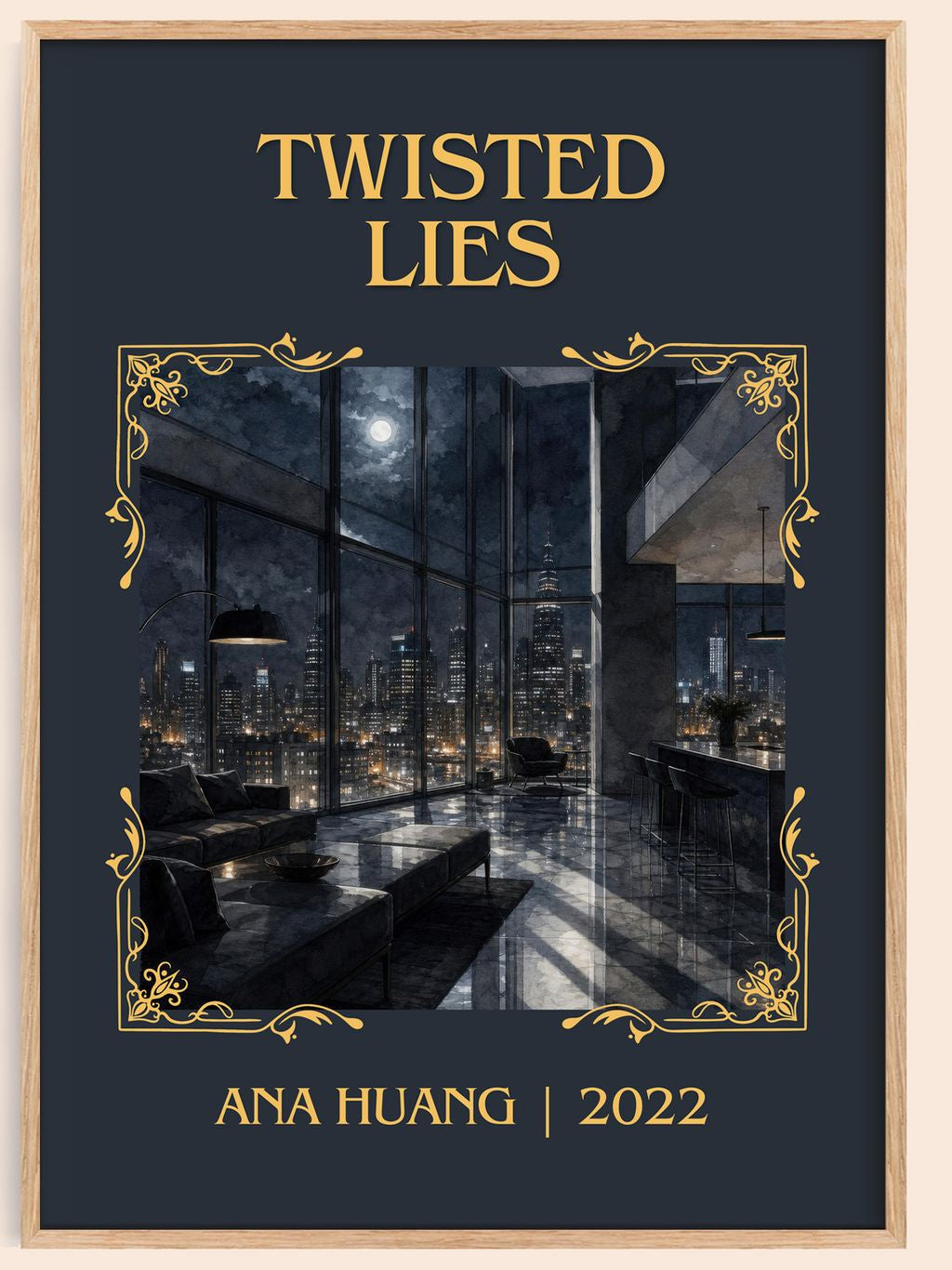 Twisted Lies Classic Book Art Print by Ana Huang – book poster